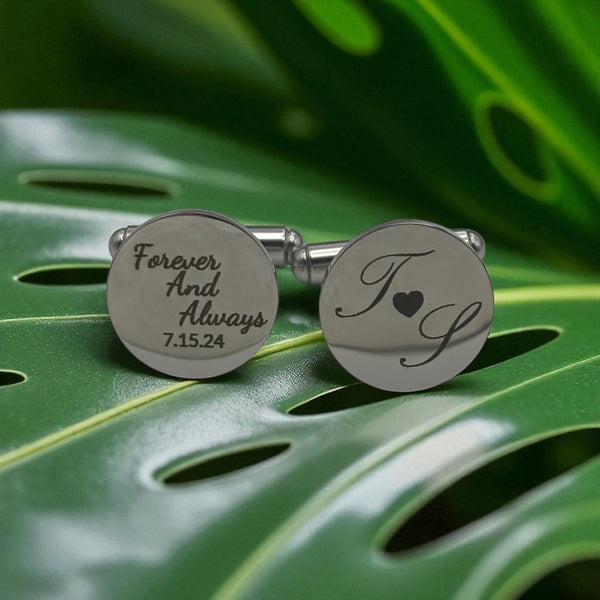 Personalized Round Cufflinks