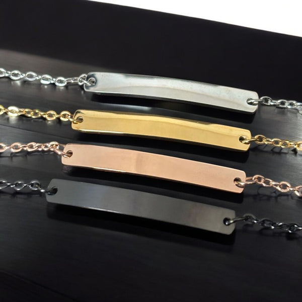 Personalized Bar Bracelet