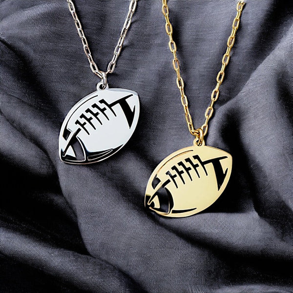 Personalized Football Necklace